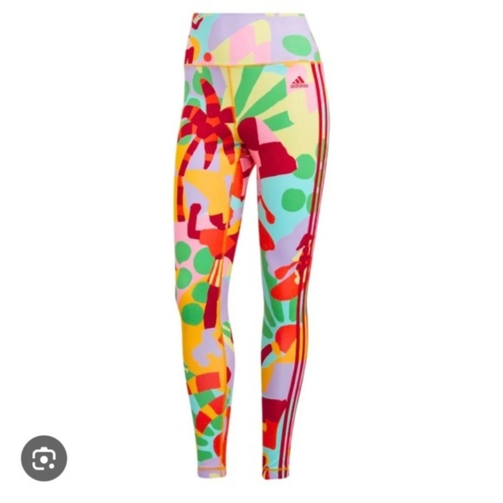 FARM Rio Multicolor Tropical Print High-Waist Leggings